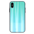 aurora glass back cover case for samsung s20 neo mint extra photo 1