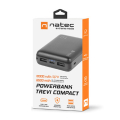 extreme media npb 1543 trevi 2x usb a 1x usb c powerbank 10000mah black extra photo 2