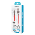 forever tornado 8 pin lightning cable for iphone 1m 3a red extra photo 1 forever tornado 8 pin lightning cable for iphone 1m 3a red extra photo 1