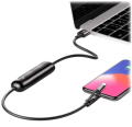 powerbank baseus 2600mah 3 in 1 cable micro usb type c lightning extra photo 1