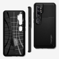 spigen rugged armor back cover case for xiaomi mi note 10 10 pro matte black extra photo 1