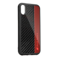 original audi carbon fibre case aus tpupcipxsm r8 d1 rd for apple iphone xs max red extra photo 2