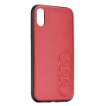 original audi leather case au tpupcip11 tt d1 rd for apple iphone 11 pro red extra photo 2