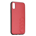 original audi leather case au tpupcip8 tt d1 rd for apple iphone 8 red extra photo 2