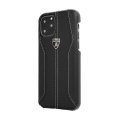 original leather back case lamborghini huracan d1 lb hcip11m hu d1 bk apple iphone 11 pro max black extra photo 1