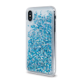 liquid sparkle tpu back cover case for samsung a21s blue extra photo 1