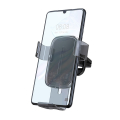 baseus explore wireless charger gravity car mount 15w transparent black extra photo 3