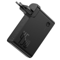 baseus 45watt gan power station 2 in 1 quick charge power bank 10000mah charger black extra photo 1