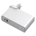 baseus 45watt gan power station 2 in 1 quick charge power bank 10000mah charger white extra photo 1