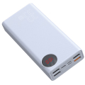 baseus mulight digital display powerbank 33w 30000mah quick charge 30 pd 30 white extra photo 1