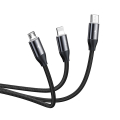 baseus car co sharing cable usb for m l t 35a 1m black extra photo 2