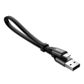 baseus nimble portable cable for apple 23cm black extra photo 2