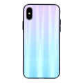 aurora glass back cover case for xiaomi redmi note 8t blue pink extra photo 1