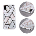 geometric marmur back cover case for xiaomi redmi 9a pink extra photo 1