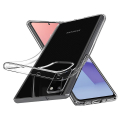 spigen liquid crystal back cover case for samsung galaxy note 20 transparent extra photo 1