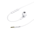 hama 184008 joy headphones in ear microphone flat ribbon cable white extra photo 1