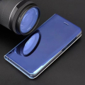 smart clear view flip case for samsung a70 blue extra photo 2