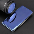 smart clear view flip case for samsung a41 blue extra photo 2