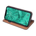 genuine leather flip case smart pro for iphone 12 iphone 12 pro 61 black extra photo 2