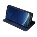 genuine leather flip case smart pro for iphone 11 pro navy blue extra photo 2