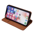 genuine leather flip case smart pro for samsung s10e brown extra photo 2