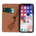 genuine leather flip case smart pro for iphone 11 pro max brown extra photo 1