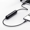 baseus energy two in one power bank cable 2500mah usb to lightning black extra photo 3