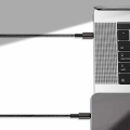 baseus tungsten gold fast charging data cable type c to lightning pd 20w 1m black extra photo 5