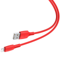 baseus colourful cable usb for ip 24a 12m red extra photo 1