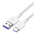 huawei hl1289 supercharge 5a usb type c cable white bulk extra photo 1