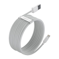 baseus simple wisdom data cables 2 pieces set usb to lightning 24a 15m white extra photo 4