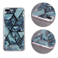 geometric marmur back cover case for iphone 12 iphone 12 pro 61 dark blue extra photo 1