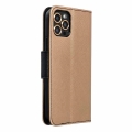 fancy book flip case for iphone 12 mini black gold extra photo 3