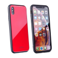 glass back cover case for iphone 12 12 pro red extra photo 1