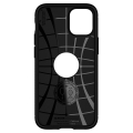 spigen rugged armor back cover case for iphone 12 mini matte black extra photo 2