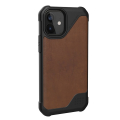 uag urban armor gear metropolis lt leather back cover case for iphone 12 mini brown extra photo 2