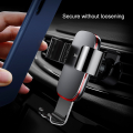 baseus metal age gravity car mount air outlet version black extra photo 3