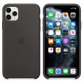 apple mx002 iphone 11 pro max silicone case black extra photo 1