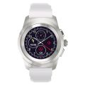 mykronoz hybrid smartwatch zetime regular silverwhite silicone white wristband extra photo 2