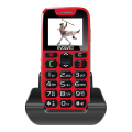 kinito evolveo easyphone ep500 senior red extra photo 1