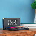 terratec 286141 chargeair clock digital alarm clock and led bedside lamp with wireless charger extra photo 3