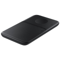 samsung galaxy s21 wireless qi fast charger duo pad with travel charger ep p4300tb black extra photo 1