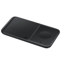 samsung galaxy s21 wireless qi fast charger duo pad with travel charger ep p4300tb black extra photo 2