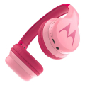 motorola squads 300 bluetooth wireless wired hands free headphones pink extra photo 3