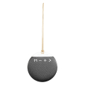 logilink sp0055 round compact bluetooth speaker white grey extra photo 2