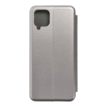 forcell book elegance flip case for samsung a12 grey extra photo 1