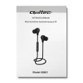 qoltec 50821 in ear headphones wireless bt with microphone black extra photo 5