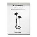 qoltec 50821 in ear headphones wireless bt with microphone black extra photo 5