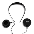 qoltec 50817 headphones with microphone black extra photo 1