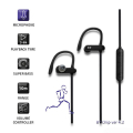 qoltec 50826 sports in ear headphones wireless bt with microphone super bass black extra photo 1